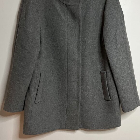 J Crew Mercantile Coat Jacket Gray Wool Modern Minimalist Classic 14 - Picture 7 of 7